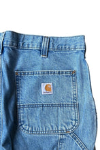 画像をギャラリービューアに読み込む, MADE IN MEXICO 22&#39;S DENIM PAINTER PANTS / BLUE [SIZE: 33 USED]
