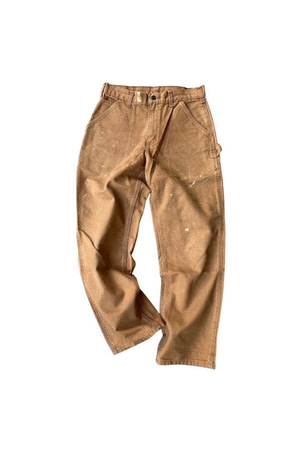 MADE IN MEXICO 19'S PAINTER PANTS / BEIGE [SIZE: W30 USED]