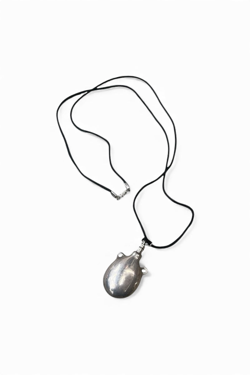 925 SILVER PERFUME BOTTLE NECKLACE / SILVER [SIZE: ONE SIZE USED]
