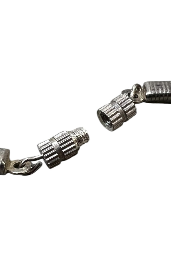 925 SILVER PERFUME BOTTLE NECKLACE / SILVER [SIZE: ONE SIZE USED]