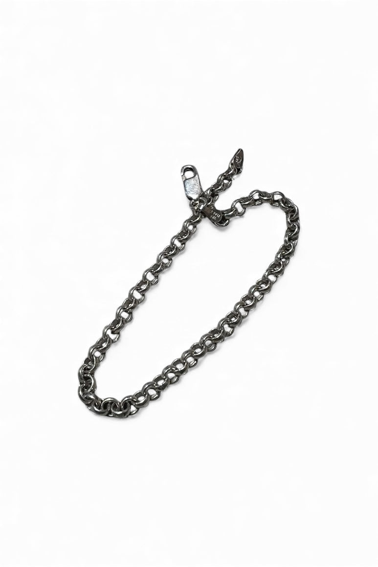 MADE IN ITALY 925 SILVER BRACELET / SILVER [SIZE: ONE SIZE USED]
