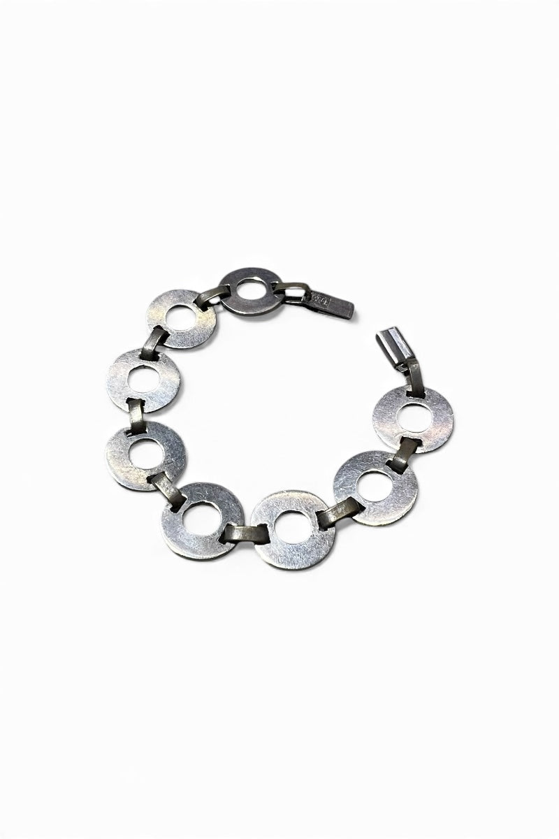 MADE IN MEXICO 925 VINTAGE SILVER BRACELET / SILVER [SIZE: ONE SIZE USED]