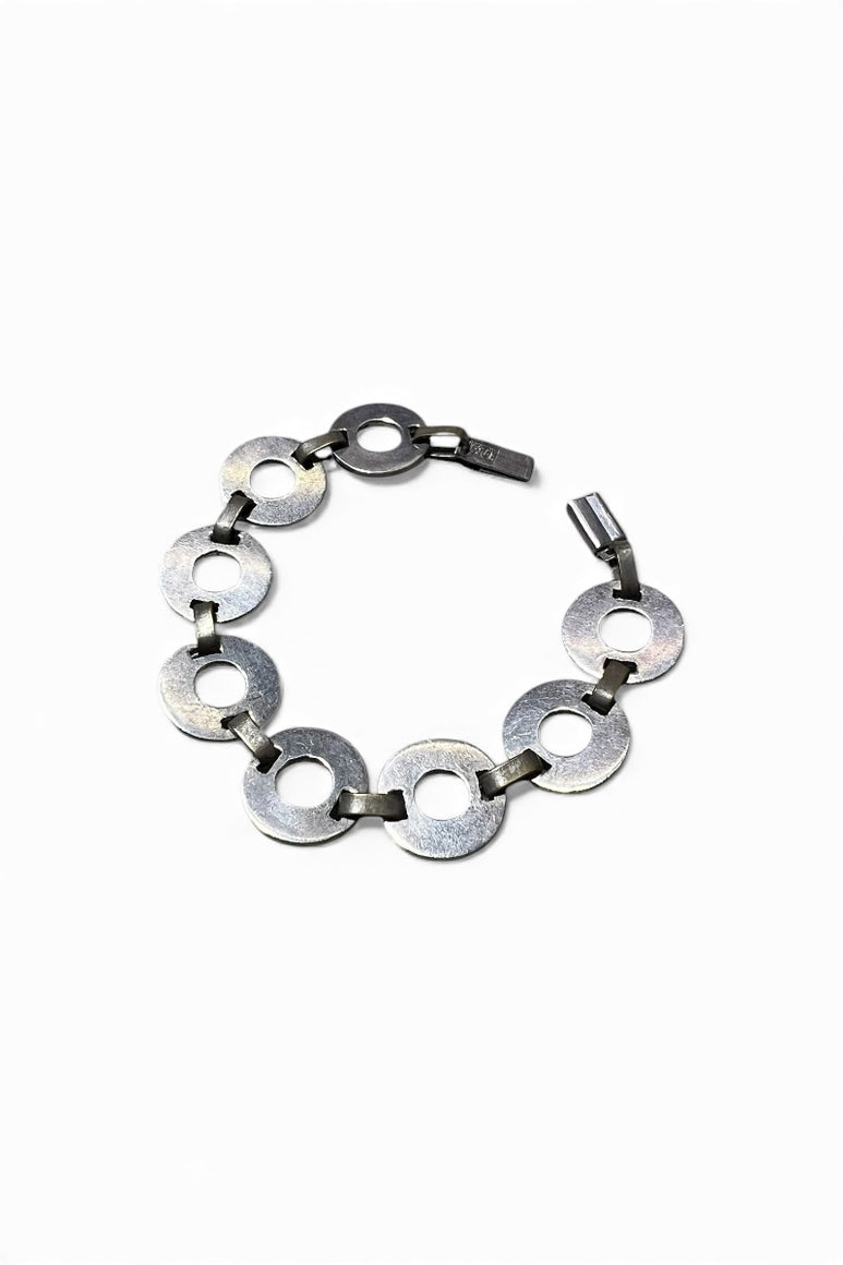 MADE IN MEXICO 925 VINTAGE SILVER BRACELET / SILVER [SIZE: ONE SIZE USED]