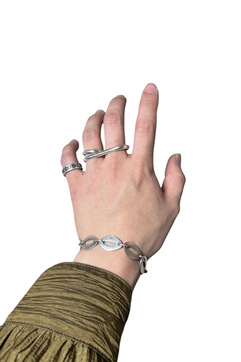 925 SILVER BRACELET T-BAR / SILVER [SIZE: ONE SIZE USED]