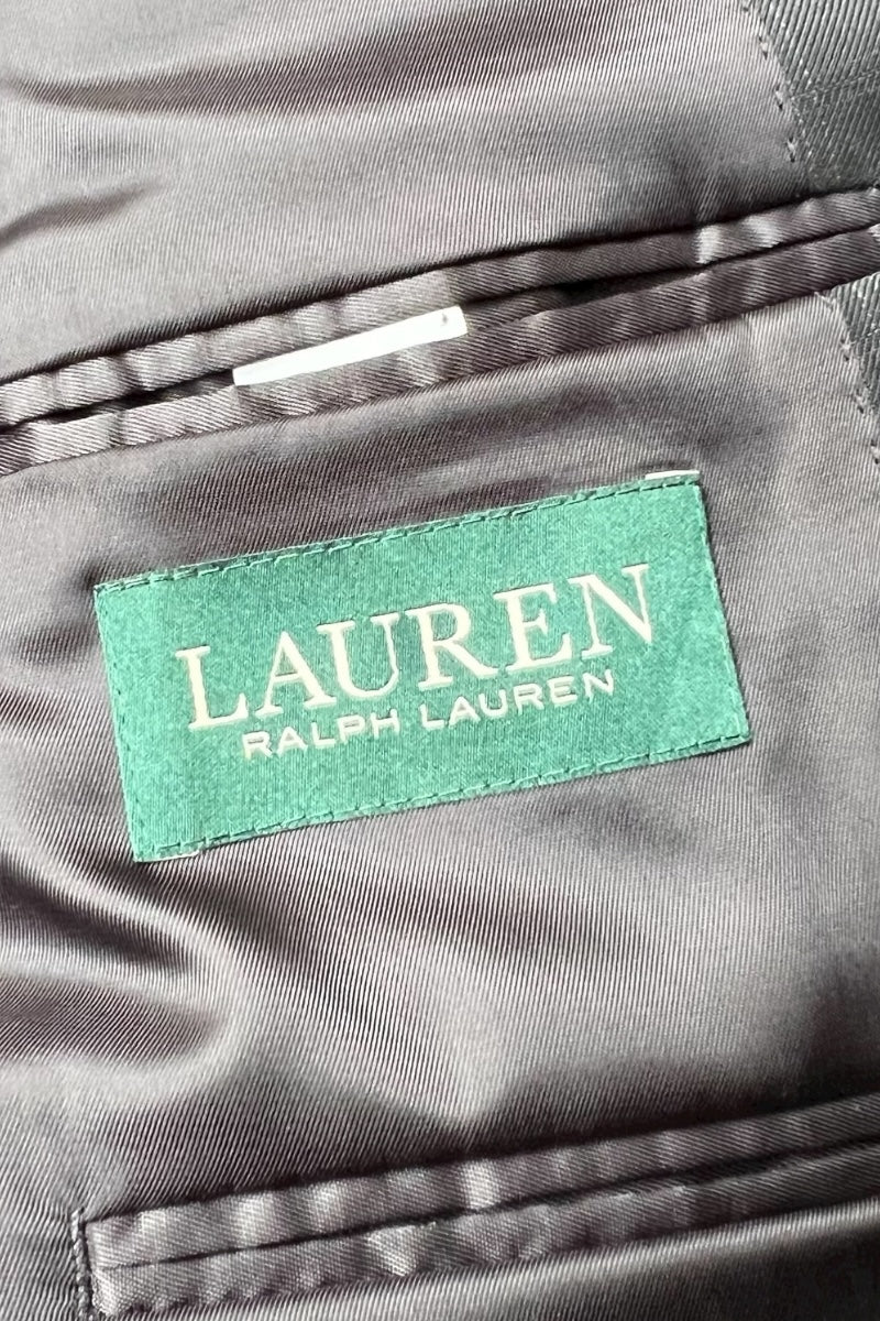 CHECK TAILORED JACKET / GREEN [SIZE: S USED]