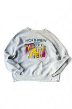 画像をギャラリービューアに読み込む, 90&#39;S NORTHVIEW BAND SWEATSHIRT / GRAY [SIZE: XL USED]
