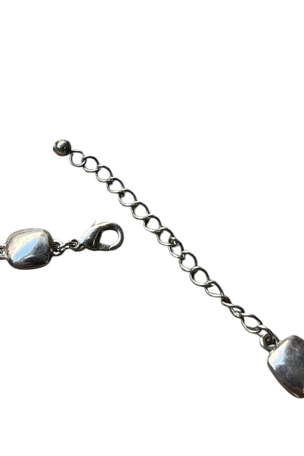 925 SILVER SQUARE NECKLACE / SILVER [SIZE: ONE SIZE]
