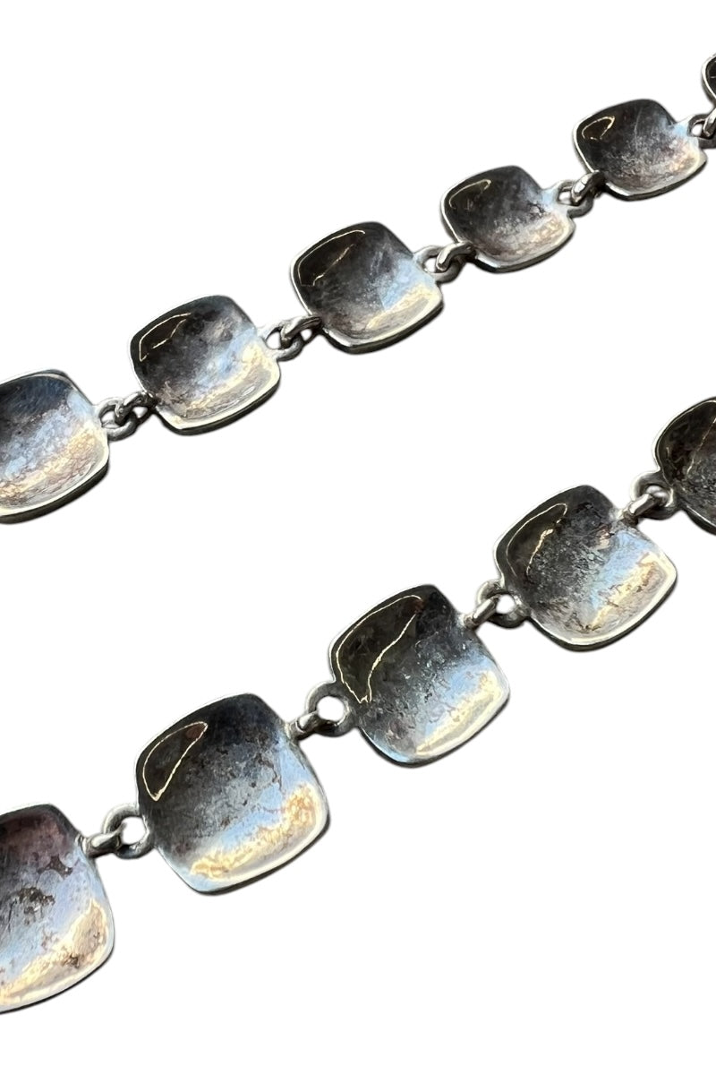 925 SILVER SQUARE NECKLACE / SILVER [SIZE: ONE SIZE]
