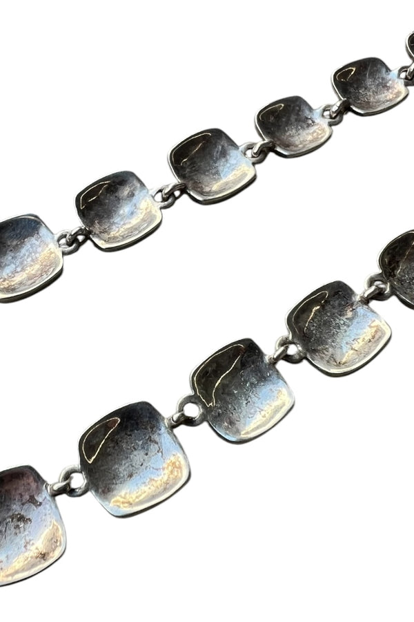 925 SILVER SQUARE NECKLACE / SILVER [SIZE: ONE SIZE]