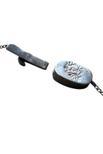 画像をギャラリービューアに読み込む, MADE IN MEXICO 925 SILVER NECKLACE W/TIGER EYE / SILVER [SIZE: ONE SIZE USED]
