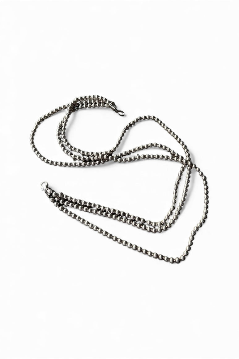 925 SILVER BALL CHAIN NECKLACE / SILVER [SIZE: ONE SIZE USED]