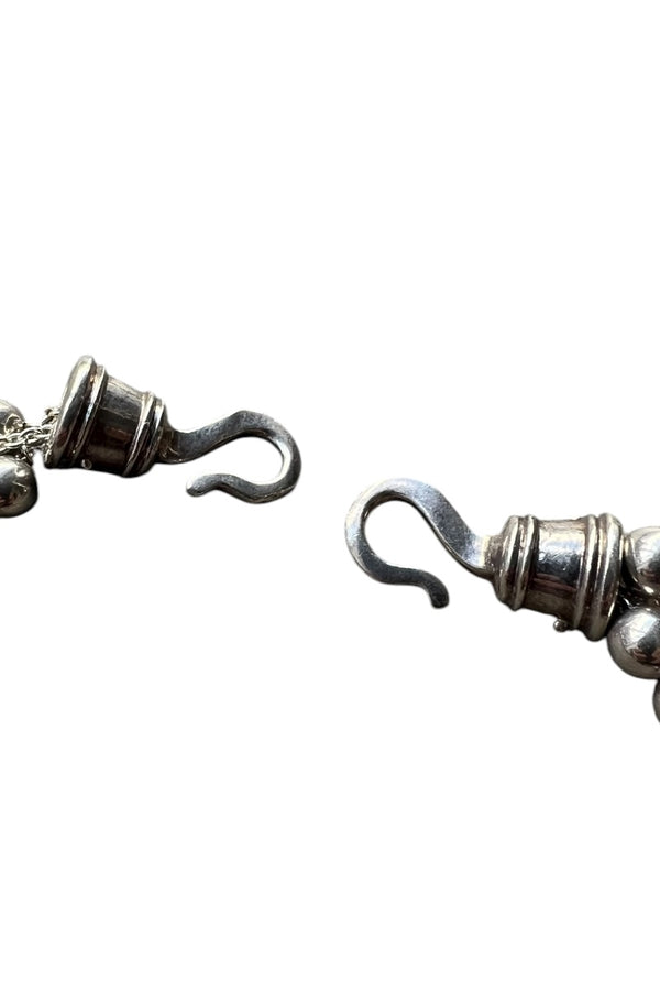 925 SILVER BALL CHAIN NECKLACE / SILVER [SIZE: ONE SIZE, USED]
