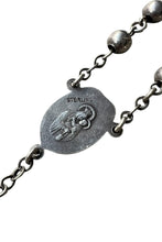 画像をギャラリービューアに読み込む, STERING ROSARY NECKLACE / SILVER [SIZE: ONE SIZE USED]

