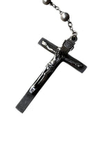 画像をギャラリービューアに読み込む, STERING ROSARY NECKLACE / SILVER [SIZE: ONE SIZE USED]
