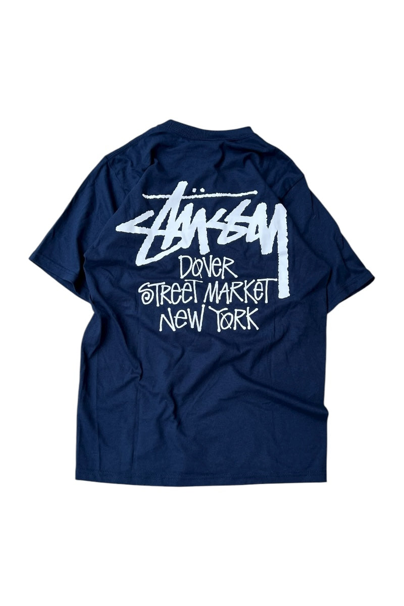 LOGO PRINT T-SHIRT / NAVY [SIZE: S NEW OLD STOCK/DEADSTOCK]