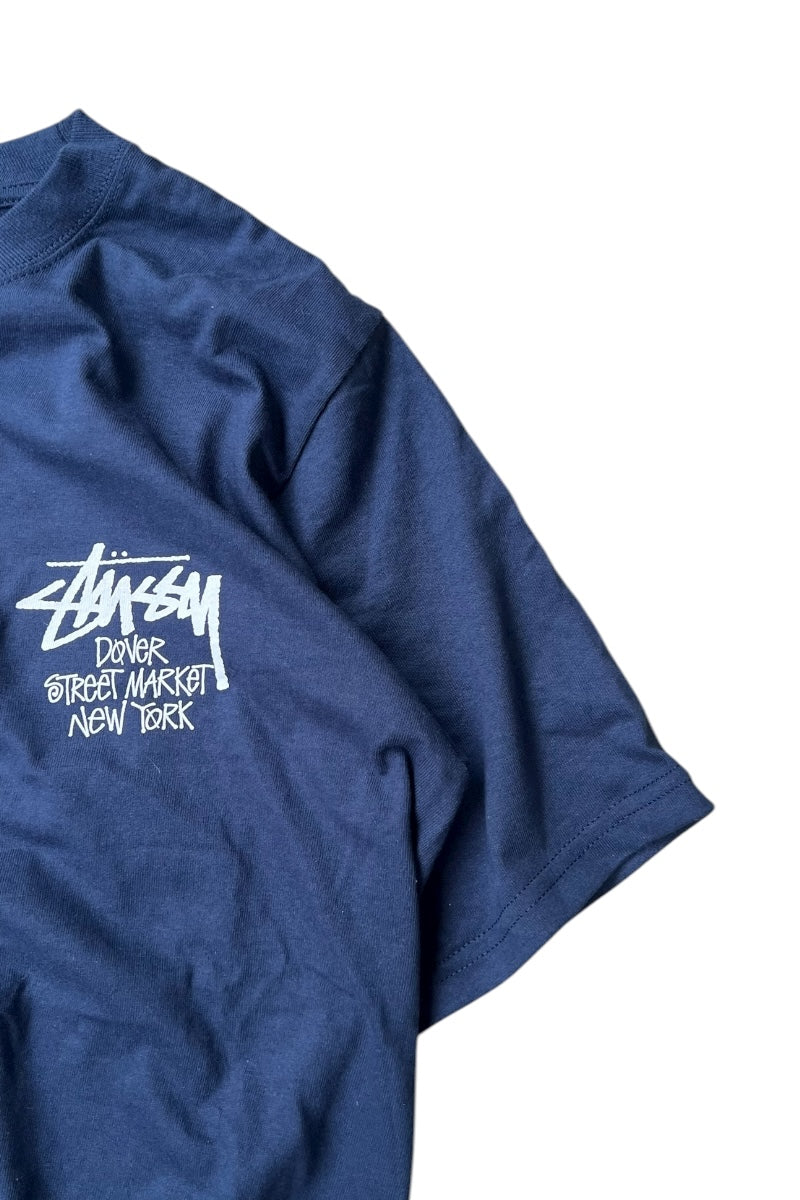LOGO PRINT T-SHIRT / NAVY [SIZE: S NEW OLD STOCK/DEADSTOCK]