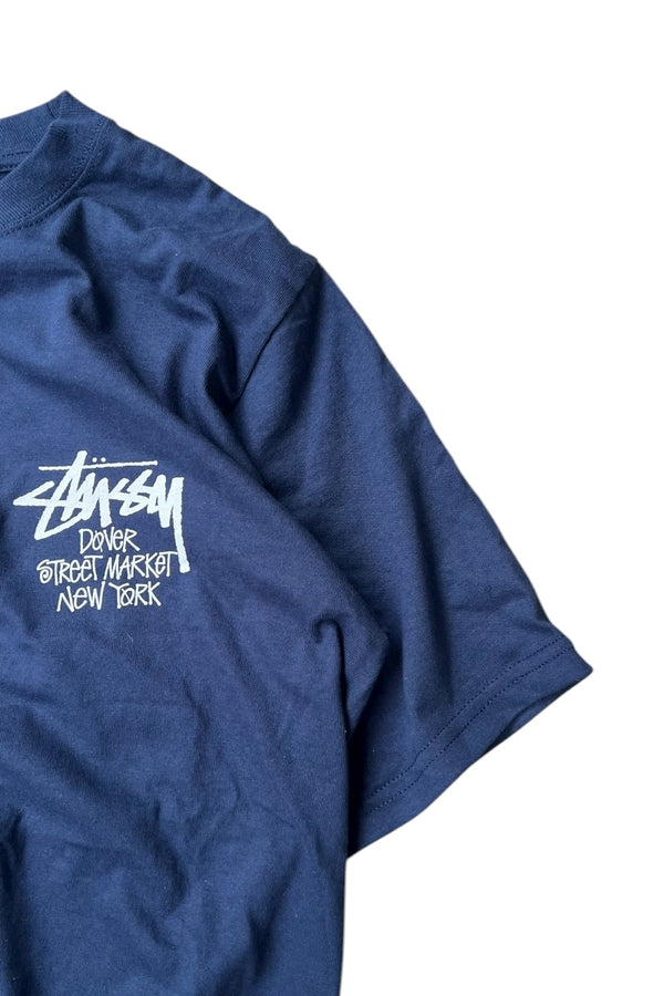 LOGO PRINT T-SHIRT / NAVY [SIZE: S NEW OLD STOCK/DEADSTOCK]