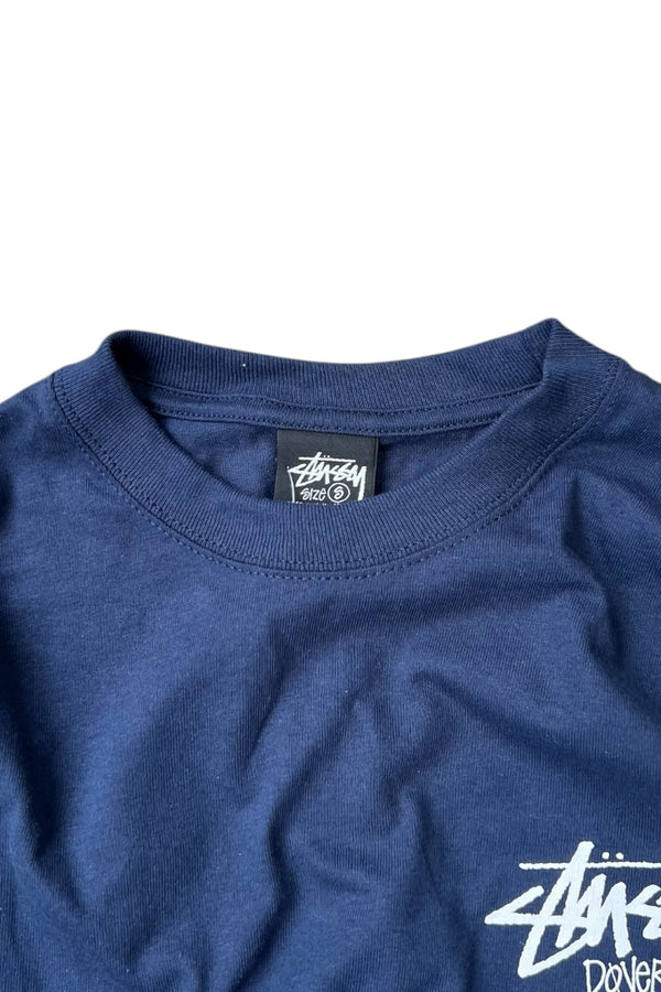 LOGO PRINT T-SHIRT / NAVY [SIZE: S NEW OLD STOCK/DEADSTOCK]