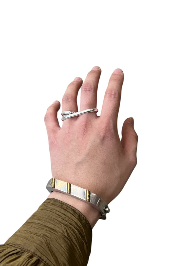 MADE IN MEXICO 925 SILVER BANGLE / SILVER [SIZE: ONE SIZE, PRE-OWNED]