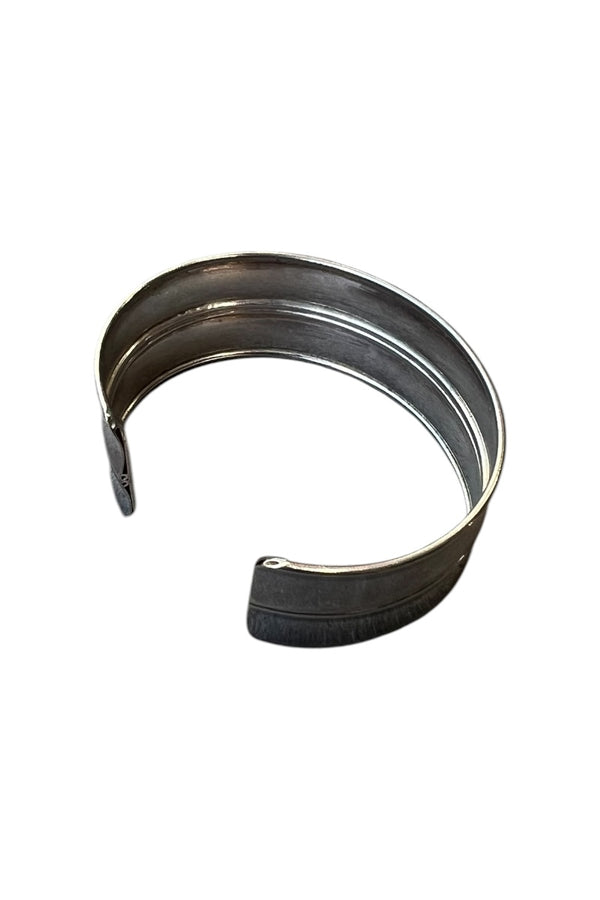 MADE IN ITALY 925 SILVER BANGLE / SILVER [SIZE: ONE SIZE USED]