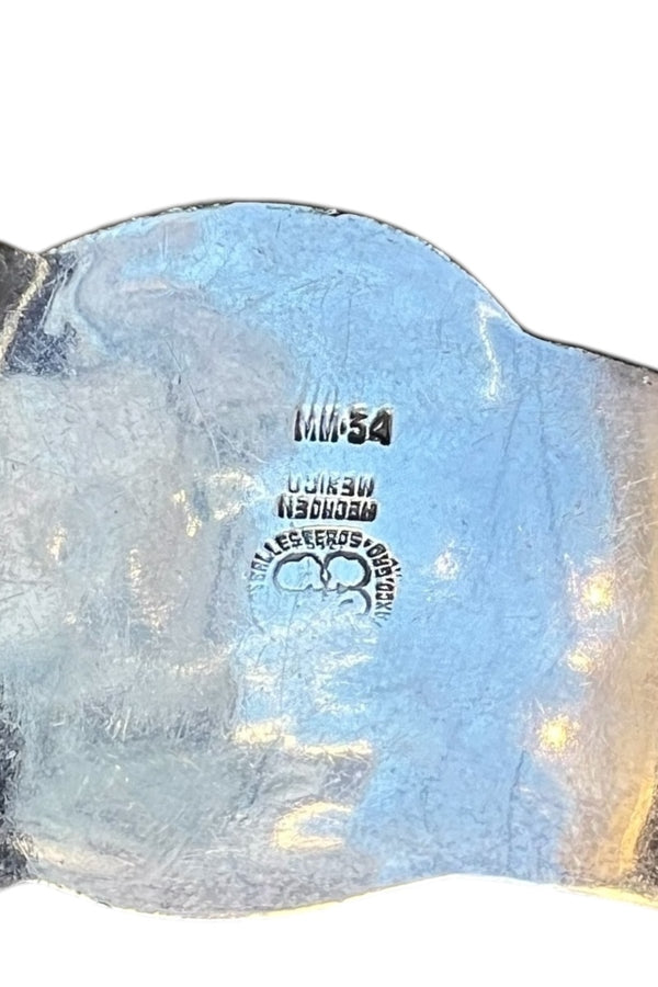 MADE IN MEXICO 925 SILVER BANGLE / SILVER [SIZE: ONE SIZE, USED]