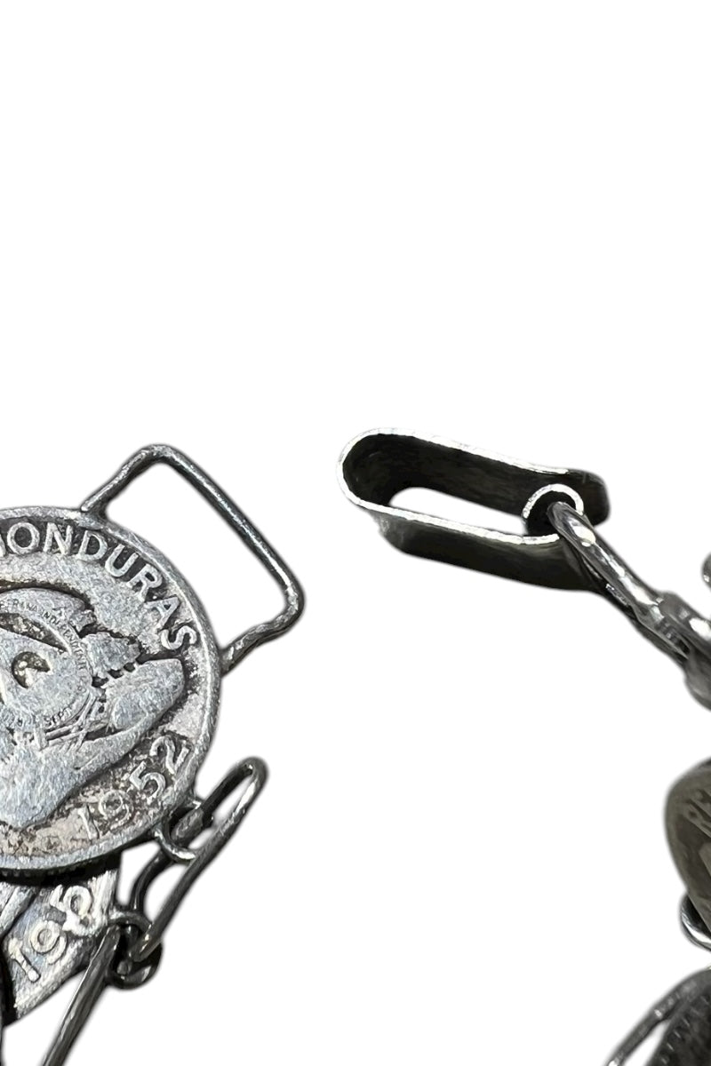 30-50'S HONDURAS SILVER COIN BRACELET / SILVER [SIZE: ONE SIZE]