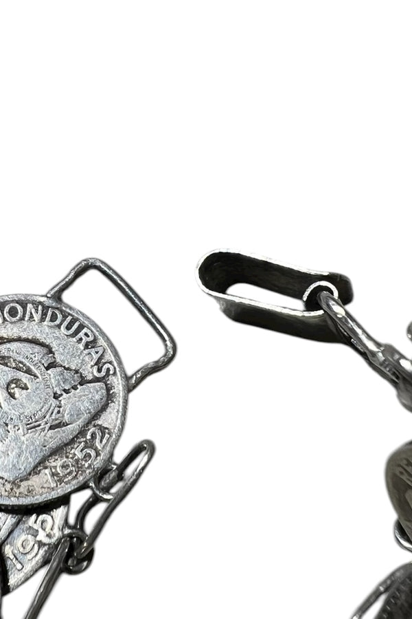 30-50'S HONDURAS SILVER COIN BRACELET / SILVER [SIZE: ONE SIZE]