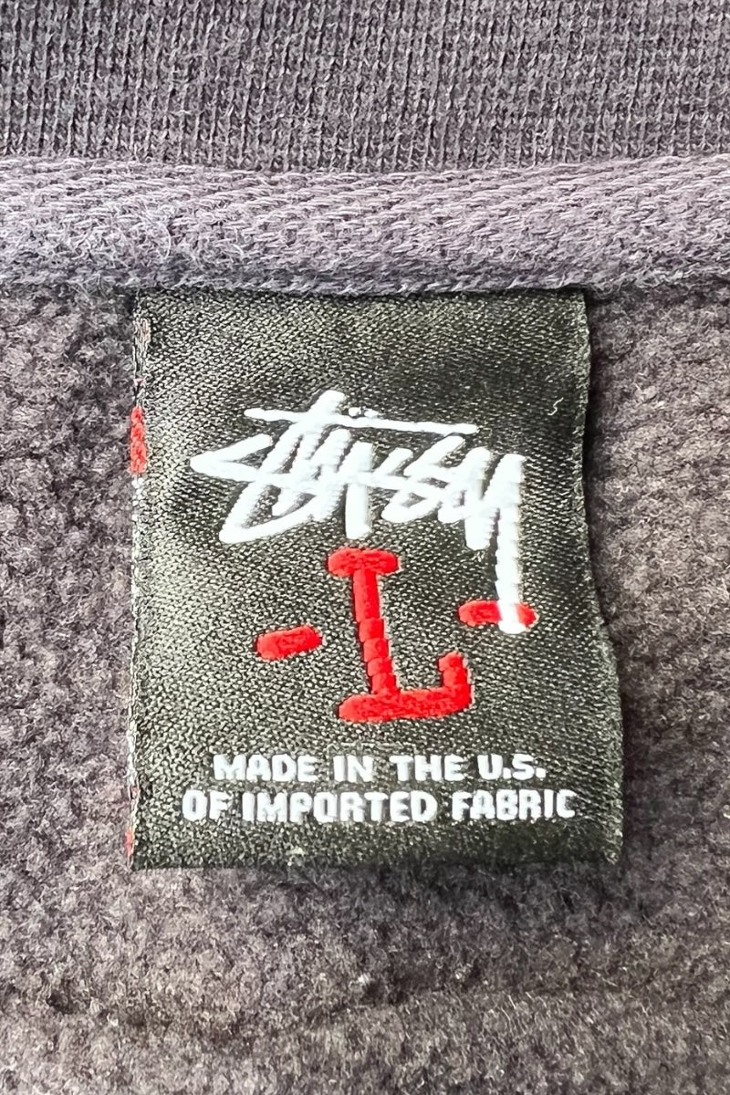 MADE IN USA Y2K 07-10'S BIG LOGO SWEATSHIRT / NAVY [SIZE: L USED]