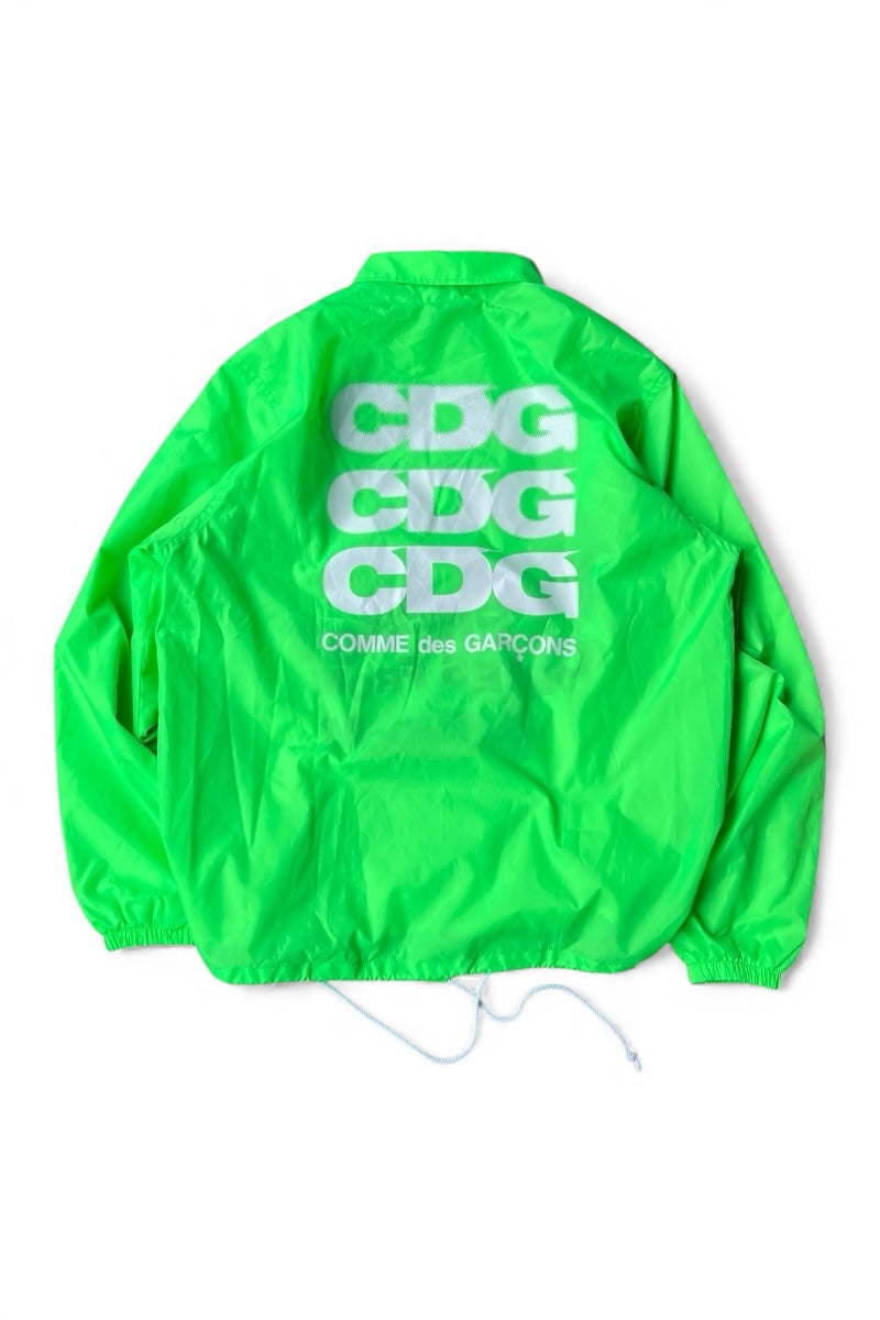 NYLON COACH JACKET  / NEON [SIZE: M DEADSTOCK/NOS]