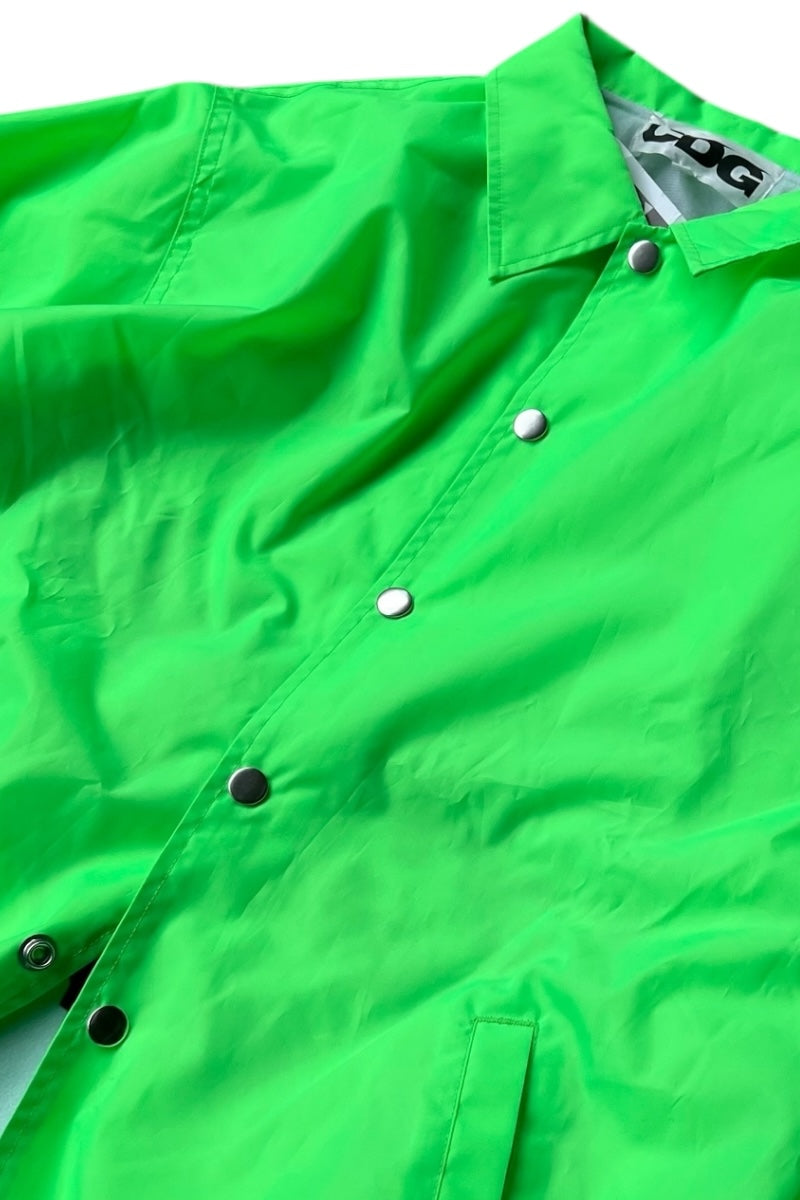 NYLON COACH JACKET / NEON [SIZE: M DEADSTOCK/NOS]