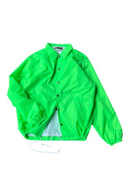 画像をギャラリービューアに読み込む, NYLON COACH JACKET  / NEON [SIZE: M DEADSTOCK/NOS]
