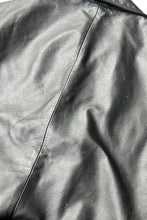画像をギャラリービューアに読み込む, 90&#39;S-Y2K EARLY 00&#39;S LEATHER JACKET  / BLACK [SIZE: M USED]
