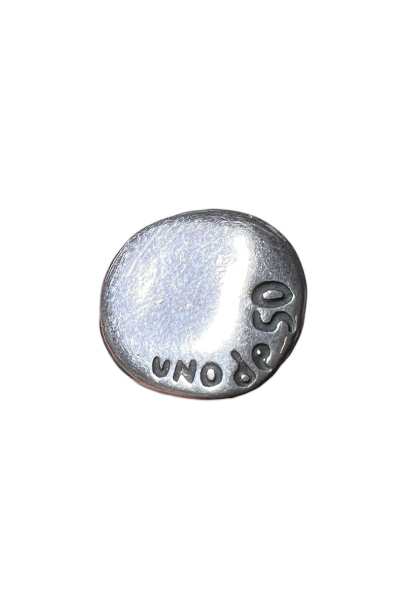 UNO DE 50 MADE IN SPAIN SILVER AND LEATHER NECKLACE / SILVER [SIZE: ONE SIZE USED]