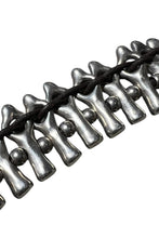 画像をギャラリービューアに読み込む, UNO DE 50 MADE IN SPAIN SILVER AND LEATHER NECKLACE / SILVER [SIZE: ONE SIZE USED]
