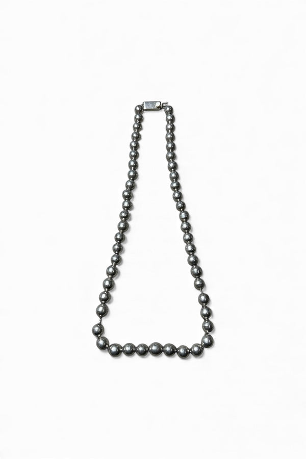 MADE IN MEXICO 925 SILVER BALL CHAIN NECKLACE / SILVER [SIZE: ONE SIZE USED]