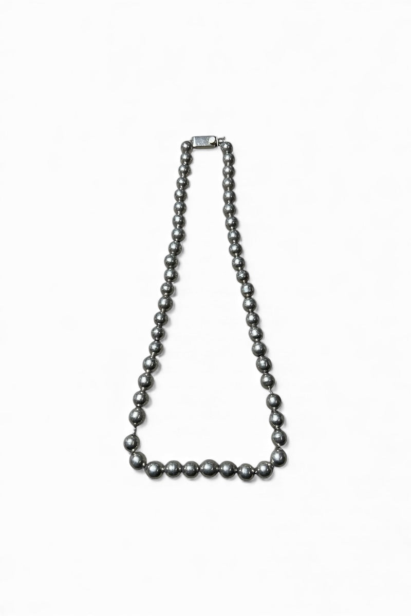 MADE IN MEXICO 925 SILVER BALL CHAIN NECKLACE / SILVER [SIZE: ONE SIZE USED]