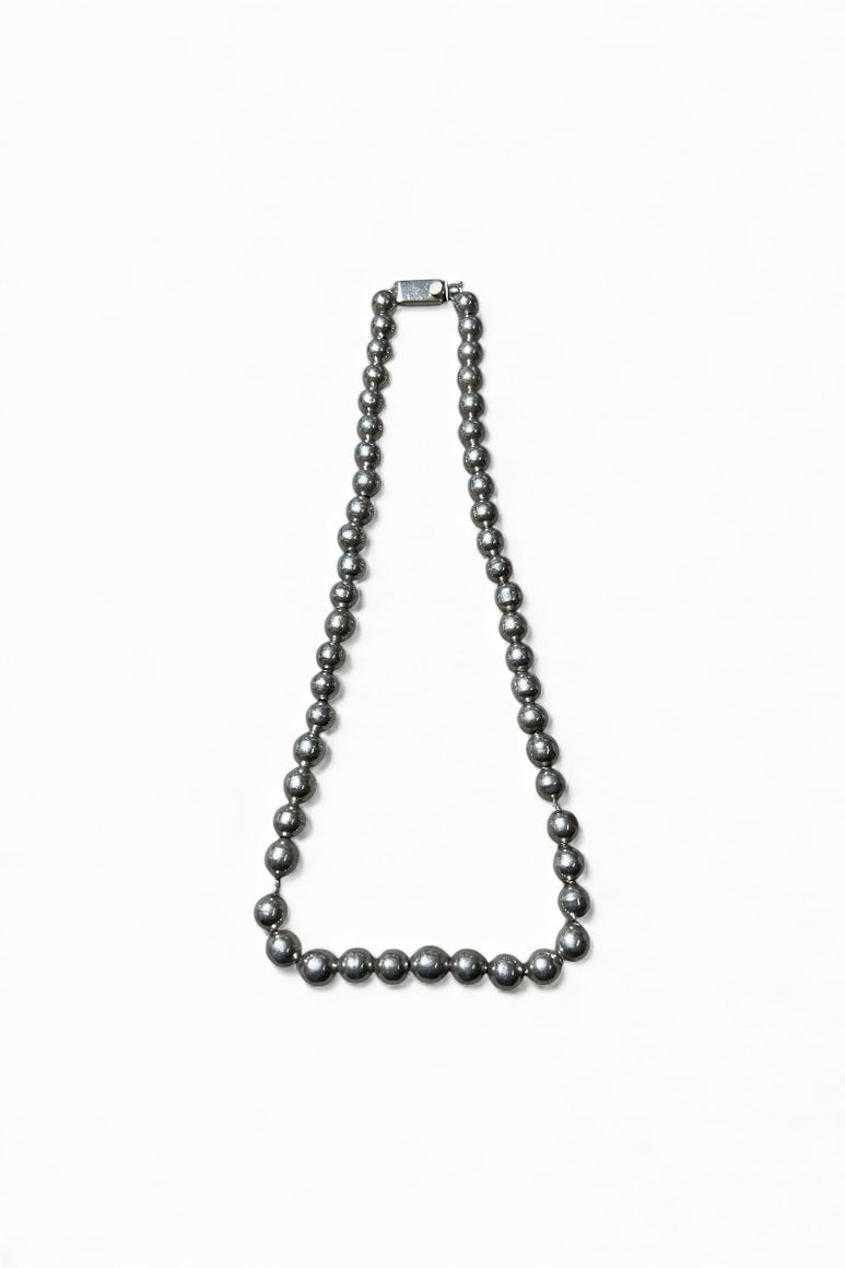 MADE IN MEXICO 925 SILVER BALL CHAIN NECKLACE / SILVER [SIZE: ONE SIZE USED]
