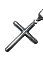 画像をギャラリービューアに読み込む, MADE IN ITALY&amp;MEXICO 925 SILVER NECKLACE W/CROSS PENDANT TOP / SILVER [SIZE: ONE SIZE USED]
