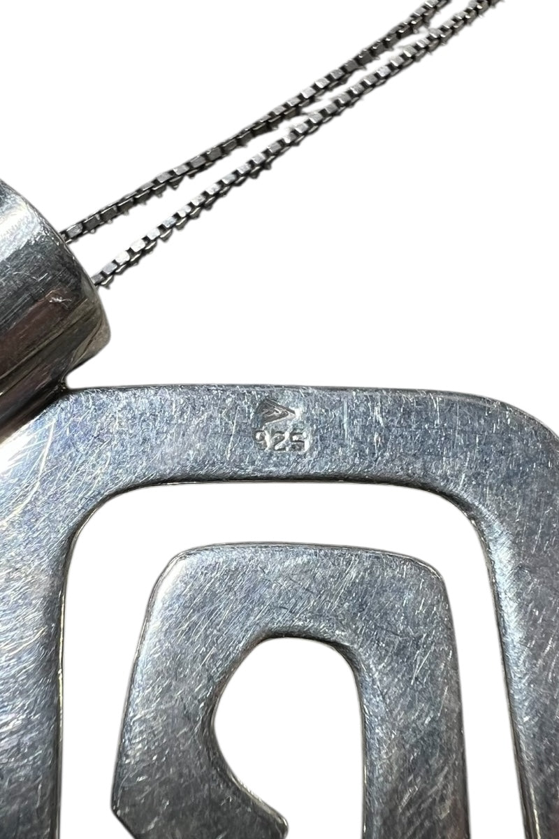 925 SILVER PENDANT NECKLACE / SILVER [SIZE: ONE SIZE USED]