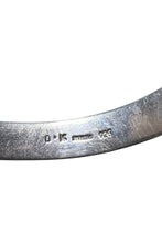 画像をギャラリービューアに読み込む, 925 SILVER BANGLE W/14K GOLD / SILVER [SIZE: ONE SIZE USED]
