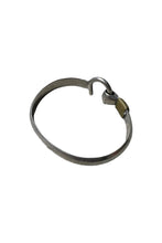 画像をギャラリービューアに読み込む, 925 SILVER BANGLE W/14K GOLD / SILVER [SIZE: ONE SIZE USED]
