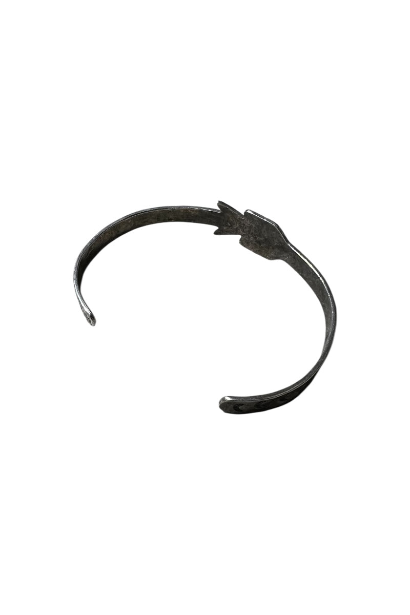 NAVAJO VINTAGE SILVER BANGLE / SILVER [SIZE: ONE SIZE USED]