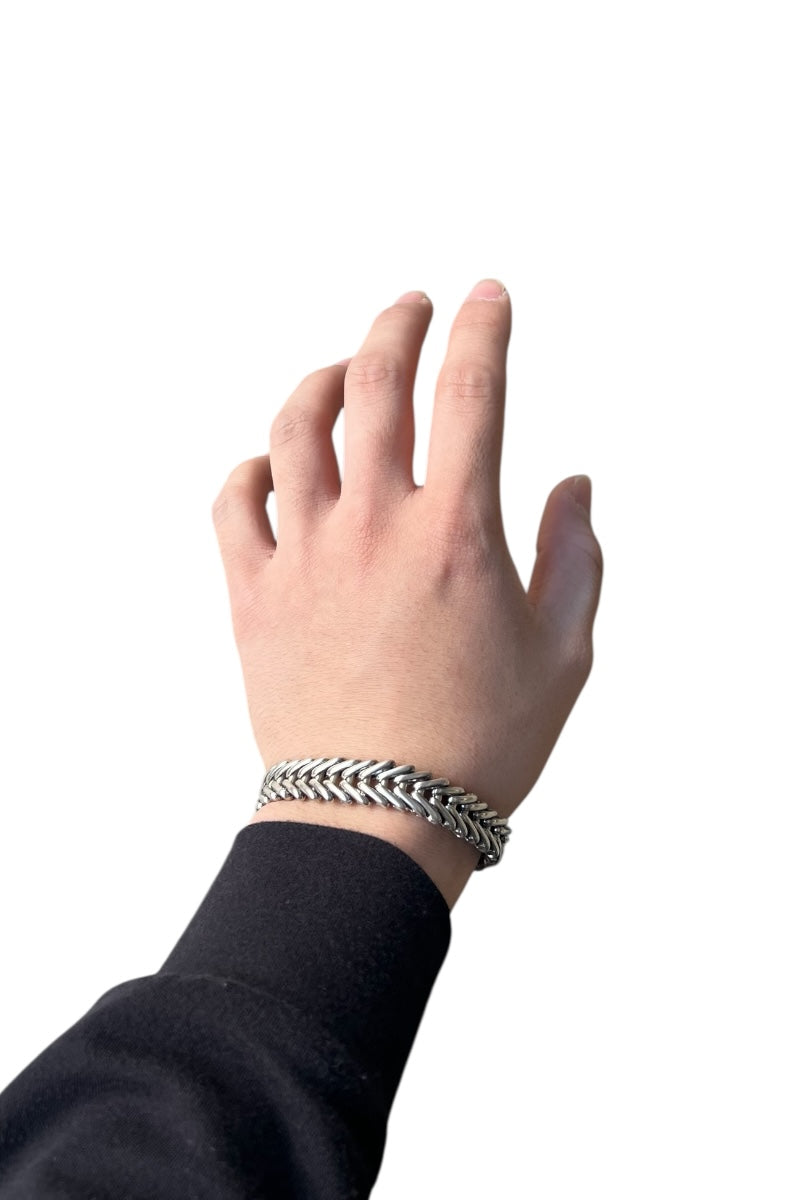 MADE IN MEXICO 925 SILVER BRACELET / SILVER [SIZE: ONE SIZE]