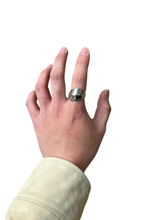 925 SILVER RING / SILVER [SIZE: US 8.5 equivalent USED]