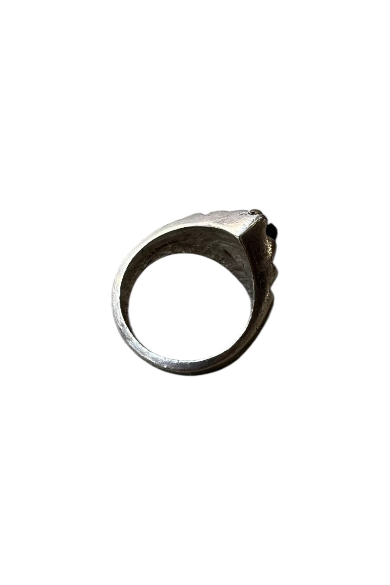 925 SILVER RING W/BRASS / SILVER [SIZE: Equivalent to JP 16 USED]