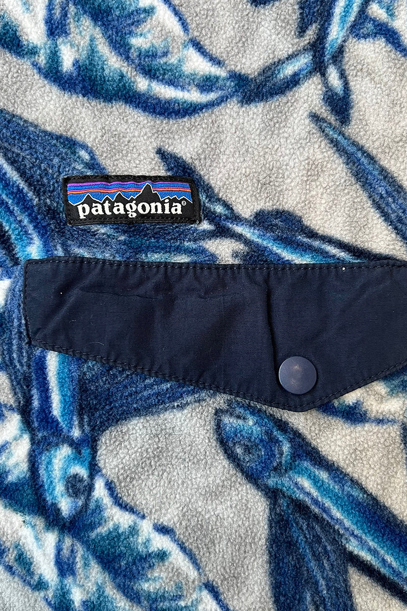 MADE IN MEXICO 16'S LIGHTWEIGHT SYNCHILLA T-SNAP FLEECE JACKET / BLUE [SIZE: S USED]