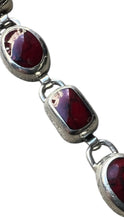 画像をギャラリービューアに読み込む, MADE IN MEXICO 925 SILVER BRACELET W/RED JASPER / SILVER [SIZE: ONE SIZE USED]
