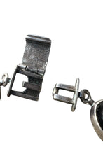 画像をギャラリービューアに読み込む, 925 SILVER BRACELET W/ONYX / SILVER [SIZE: ONE SIZE USED]
