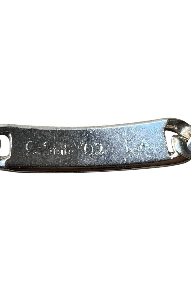 MADE IN ITALY 925 SILVER ID BRACELET / SILVER [SIZE: ONE SIZE USED]