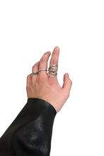 画像をギャラリービューアに読み込む, 925 SILVER RING / SILVER  [SIZE: 18号相当 USED]
